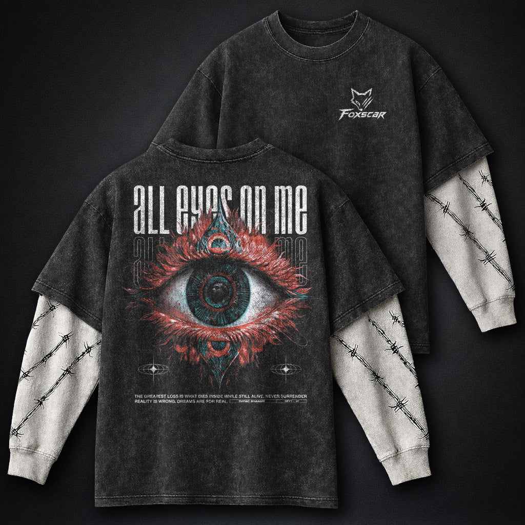 Dreamy Washed Double Sleeves T-Shirt