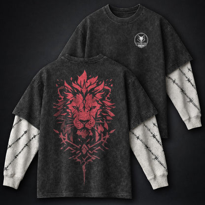 Essential Washed Double Sleeves T-Shirt