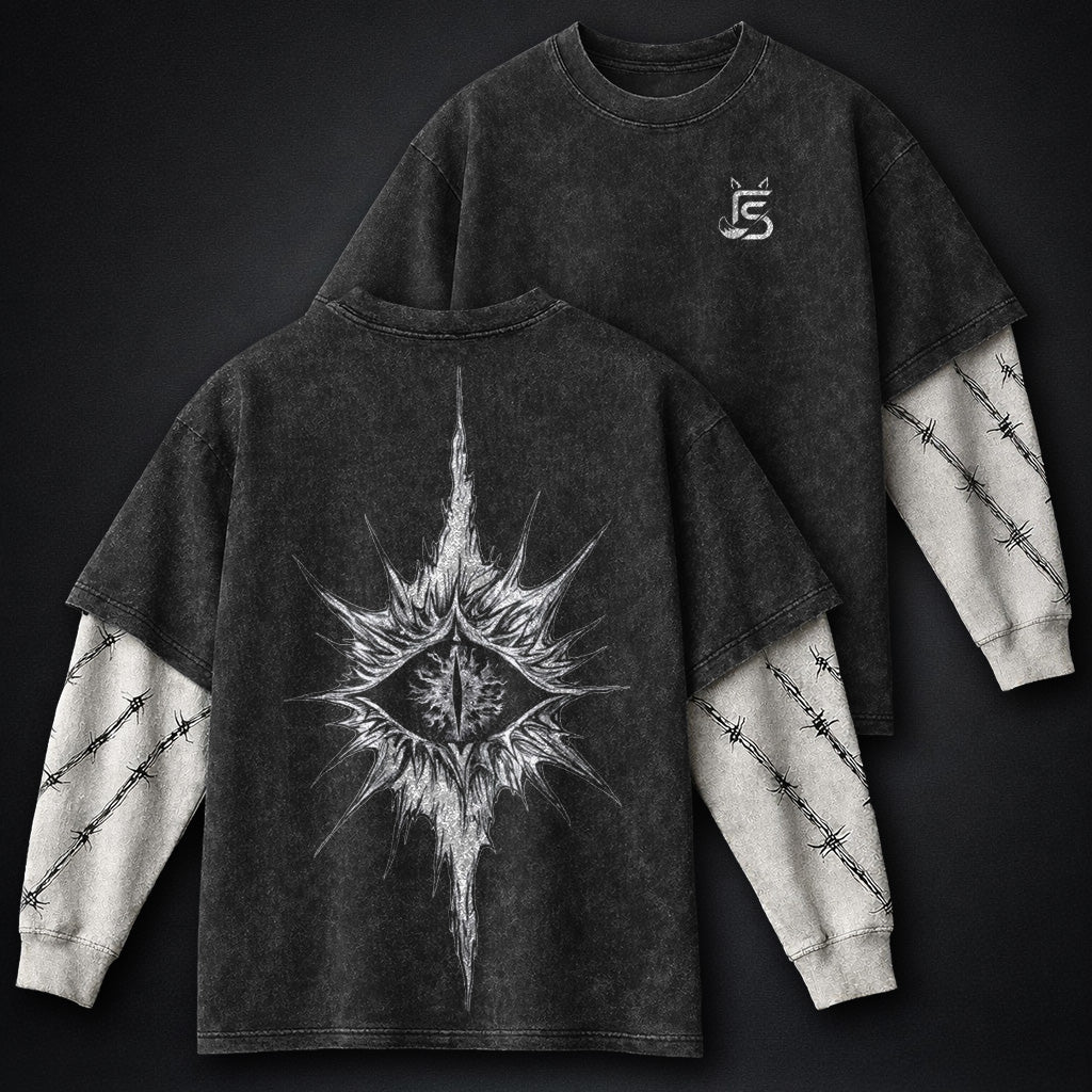 Modern Washed Double Sleeves T-Shirt