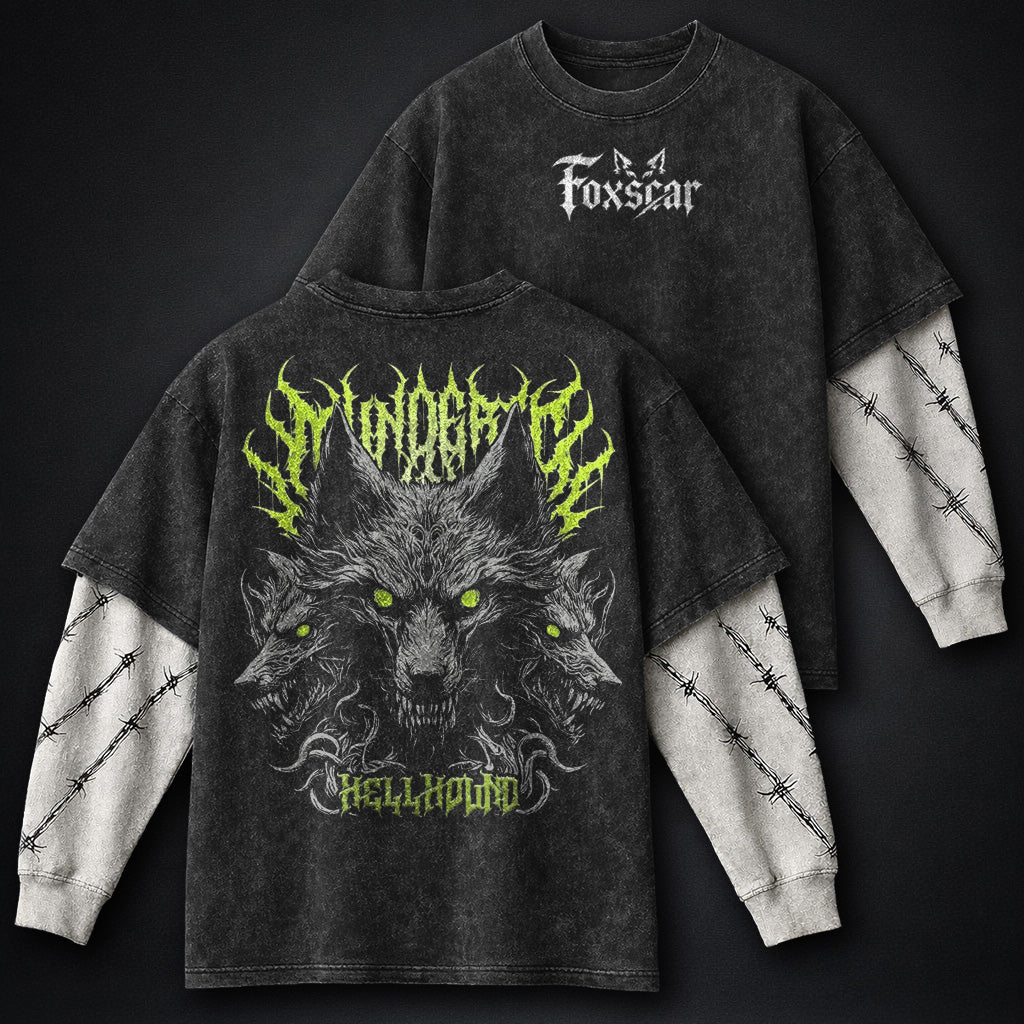 Fresh Washed Double Sleeves T-Shirt