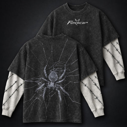 Signature Washed Double Sleeves T-Shirt