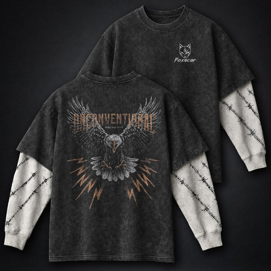 Stellar Washed Double Sleeves T-Shirt