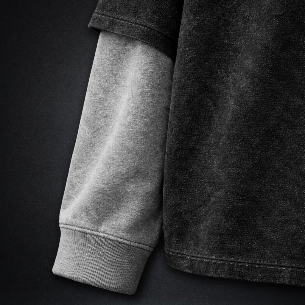 Dreamy Washed Double Sleeves T-Shirt
